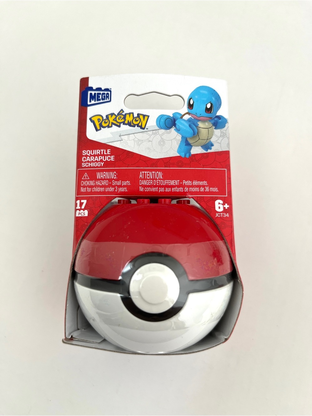 Brand New Mega Pokémon Ball Squirtle Building Set - JCT34